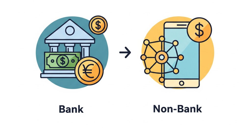 Payment Gateway จะแบ่งออกเป็น 2 ประเภทหลัก Bank และ Non-Bank