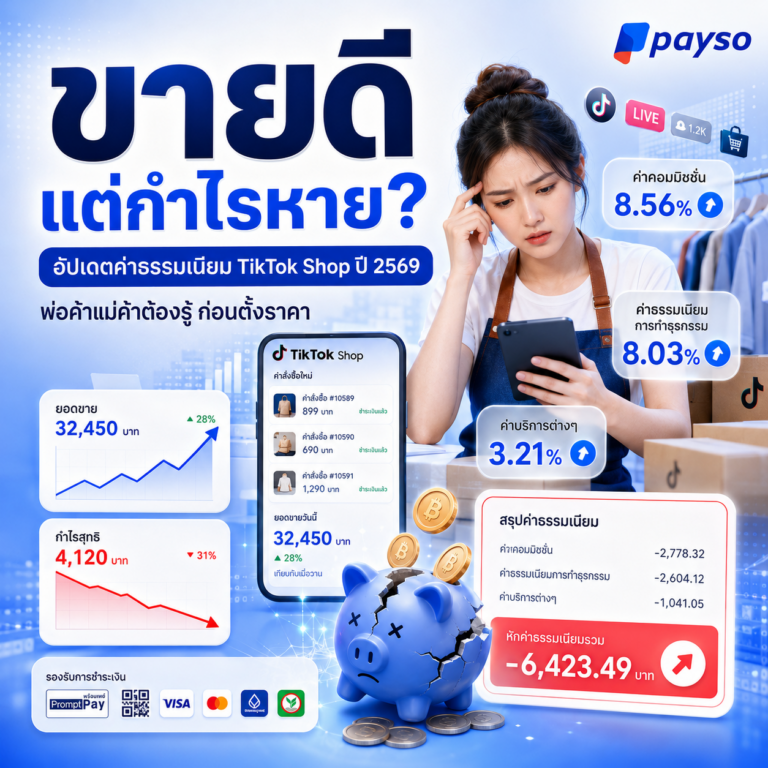 อัปเดต ค่าธรรมเนียม TikTok Shop ล่าสุดปี 2569 พ่อค้าแม่ค้าต้องจ่ายอะไรบ้าง?